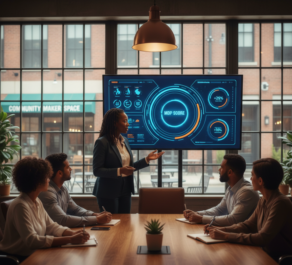 Free your time business owner with locs leading a team, scaling business, and using MDP dashboard to measure impact in the community.